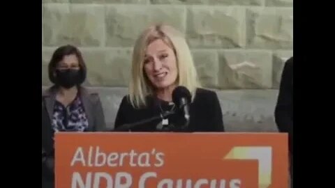 Rachel Notley pushing door to door Covid-19 vaccinations