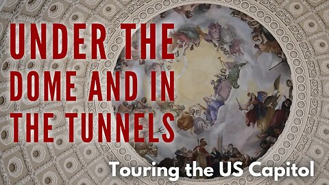 Going in the US Capitol and walking around the tunnels on the House side