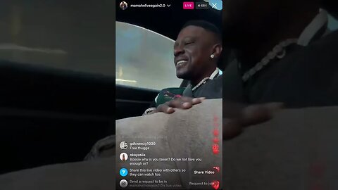 Boosie Badazz Instagram Live. Early Morning Breakfast Run & Talks Daughter Rapping Skills 24.01.23.