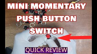 Works Great as a Guitar Kill Switch, Mini Momentary Push Button Switch