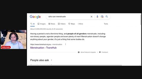 Google Says, 'Plenty of Men Menstruate"