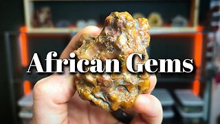 AGATES from AFRICA cut open w/ 10" Lapidary Saw // Stunning Gemstones
