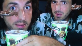 Ben & Jerry's Frozen Yogurt Low Calorie! * MUKBANG REVIEW * | Nomnomsammieboy