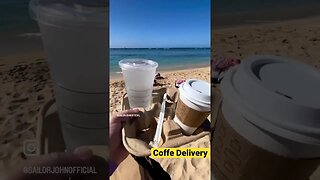 #coffeetime on the #Beach #4k #Hawaii #Oahu #waikiki