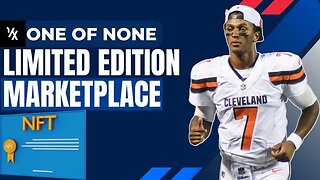 NFL Quarterback to Web3 Founder!! w/ NFT Marketplace One Of None Founder DeShone Kizer