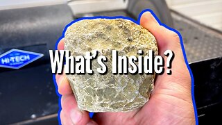 Slabbing a Kentucky Agate | What's Inside?? Rock Cutting