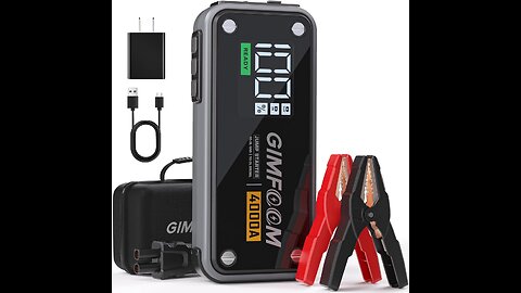 Jump Starter, 4000A Car Battery Jump Starter with Wall Charger (10L Gas & 10L Diesel Engines) Review