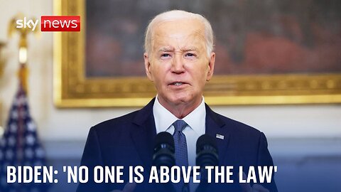 'It's dangerous to say Donald Trump's trial was rigged' _ President Biden Sky News