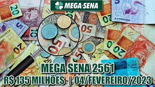 Mega Sena 2561: as dezenas calculadas mais recorrentes