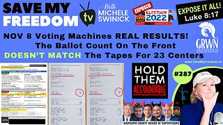 #287 NOV 8 Voting Machines REAL RESULTS