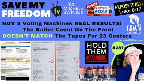 #287 NOV 8 Voting Machines REAL RESULTS