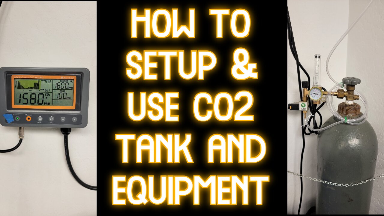 How to Setup a CO2 Tank Monitor, Controller and Regulator How to use
