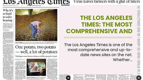 The Los Angeles Times: The Most Comprehensive and Up-to-date News Site on the Net