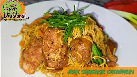 Jerk Sausage Chow Mein