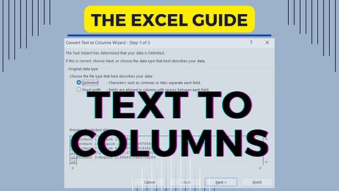 TEXT TO COLUMNS EXCEL FUNCTION - THE ULTIMATE GUIDE
