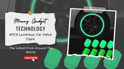 4PCS Luminous Car Valve Caps | Link in description