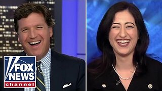 Kamala Harris impersonator teaches Tucker how to cackleR