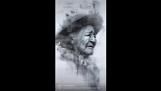 Charcoal portrait drawing