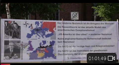 Nazi-Waffe „Deutsche Wirtschaft“! Einleitung Wittenburg MV 2. Mai 2024