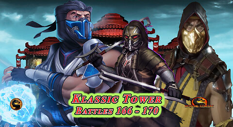 MK Mobile. Klassic Tower Battles 166 - 170