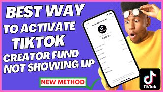 How To Fix TikTok Creator Fund Not Showing Up On TikTok | NEW METHOD 2023