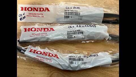 2017-2022 Honda CR-V - How to replace wiper blades