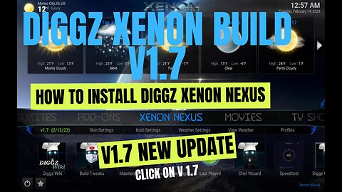 How To Install Diggz Xenon Nexus 1.7 | New Update February 2023