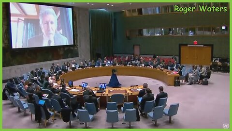 Roger Waters at the UN Security Council session .PREVOD SR