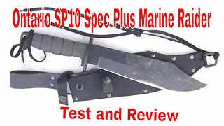 Ontario Marine Raider Knife Test And Review
