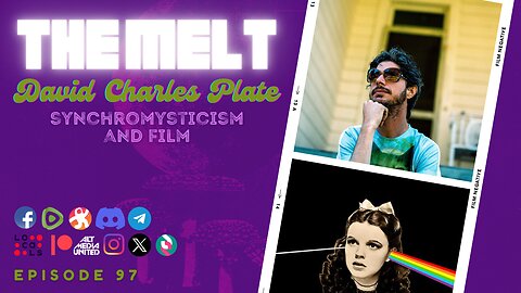 The Melt Episode 97- David Charles Plate | Synchromysticism and Film (FREE FIRST HOUR)