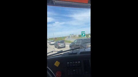 Vehicle Reversing On Highway
