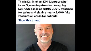Dr Kirk Moore: Feds Hypocritically Go After Doctor Who Saved Hundreds Of Lives From The CONvid