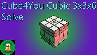 Cube4You Cubic 3x3x6 Solve