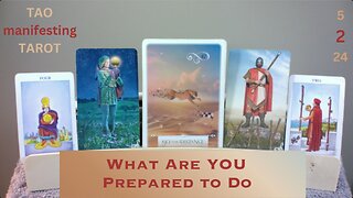 WHAT ARE YOU PREPARED TO DO?