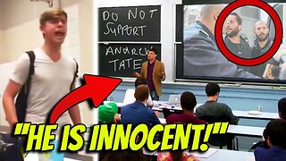 Student DEFENDS Andrew Tate during Lecture