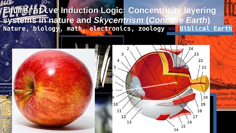 Enumerative Induction Logic|Concentricity layering systems in nature and Skycentrism(Concave Earth)