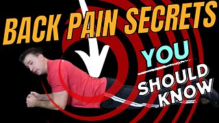The Secrets to Fixing Back Pain & Sciatica