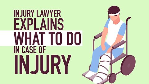 Bodily Injury - Injury Lawyer Explains What To Do In Case Of Injury