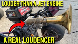 What an 120+ Decibel Exhaust Sounds like..