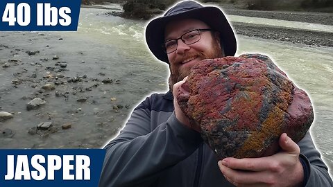 40lbs Jasper from a river in North Canterbury, New Zealand