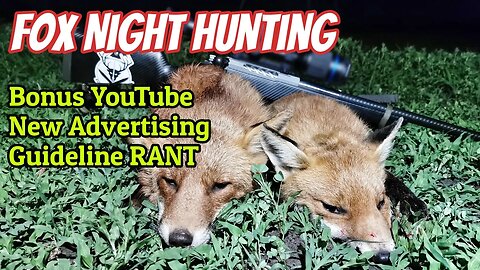Fox Control Feral Animal Shooting || Night Predator Hunting || New YouTube Firearms Guideline Rant
