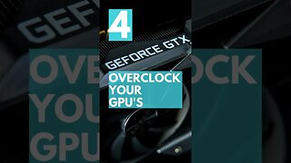 Increase Your GPU Mining Efficiency in 5 Easy Steps! #shorts #mining