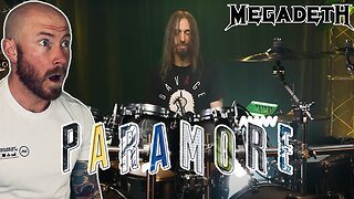 Drummer Reacts To - Megadeth Drummer Hears Paramore For The First Time Isolated Drums