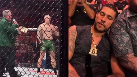 Alex Pereira Fell Asleep During Anthony Smith’s Introduction at UFC 301