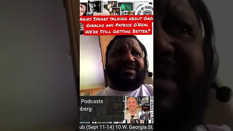 Aries Spears talking about Greg Giraldo & Patrice O’Neal We’re Still Getting Better? w Pete A Turner