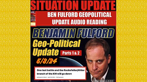 Benjamin Fulford Full Report Update May 3, 2024 - Benjamin Fulford Geopolitical Update Audio Reading