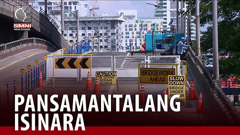 Southbound lane ng Edsa-Kamuning flyover, isinara na sa mga motorista