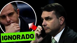 Flavio Bolsonaro Ignora Pacheco avós vitória do Senado .