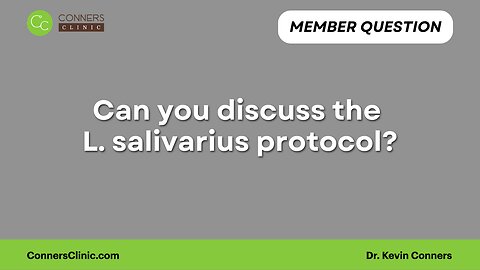 Can you discuss the L. salivarius protocol?