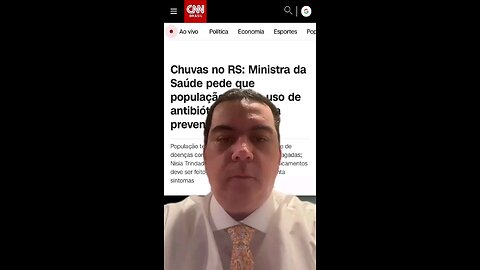 Francisco Cardoso comenta recomendação do Ministério da Saúde para não receitar antibióticos